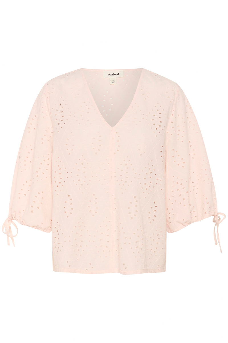 Blouses lange mouw oranje Soaked In Luxury