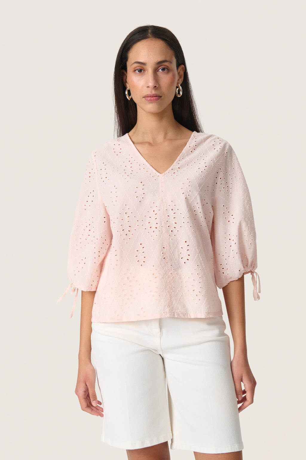 Blouses lange mouw oranje Soaked In Luxury