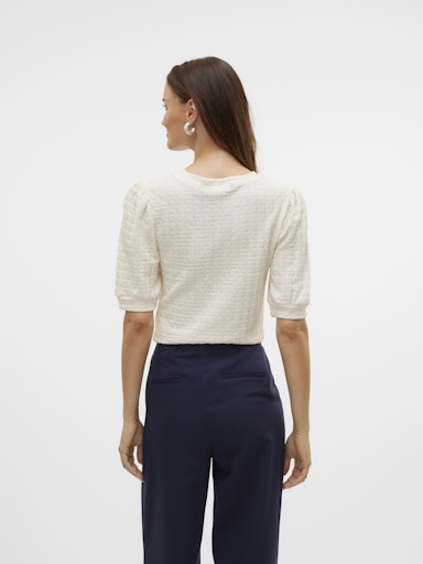 T-shirts korte mouw beige VERO MODA
