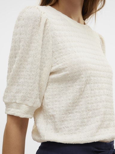 T-shirts korte mouw beige VERO MODA