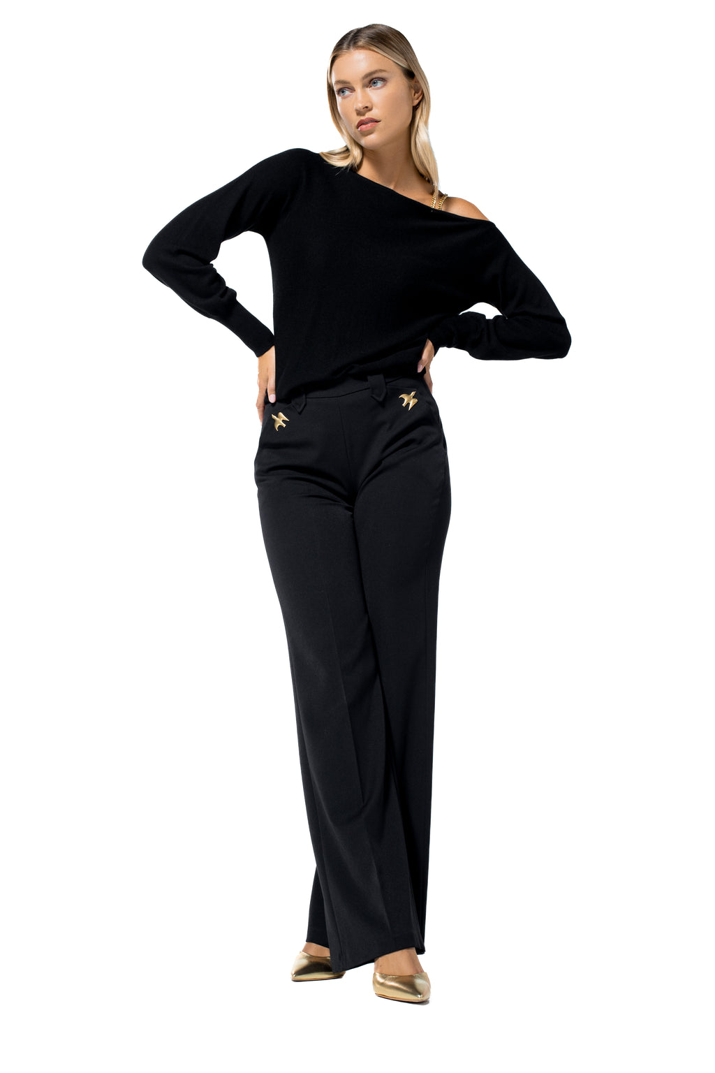 Broeken zwart Caroline Biss