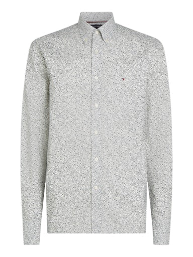 Hemden lange mouw beige Tommy Hilfiger