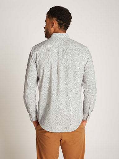 Hemden lange mouw beige Tommy Hilfiger