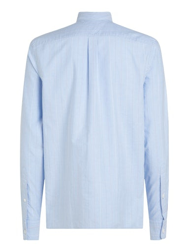 Hemden lange mouw blauw Tommy Hilfiger