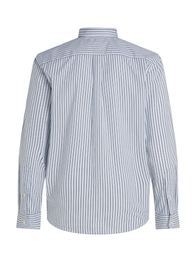 Hemden lange mouw blauw Tommy Hilfiger