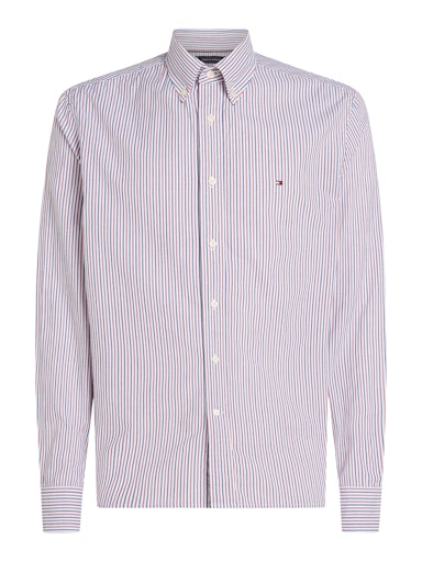 Hemden lange mouw rood Tommy Hilfiger