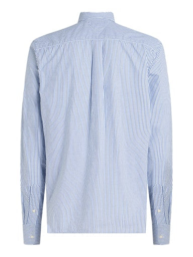 Hemden lange mouw blauw Tommy Hilfiger
