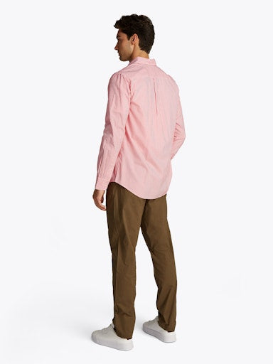 Hemden lange mouw oranje Tommy Hilfiger