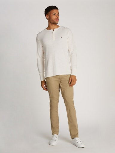 T-shirts lange mouw beige Tommy Hilfiger