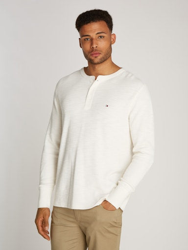 T-shirts lange mouw beige Tommy Hilfiger