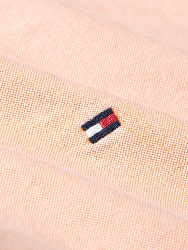 Hemden lange mouw oranje Tommy Hilfiger