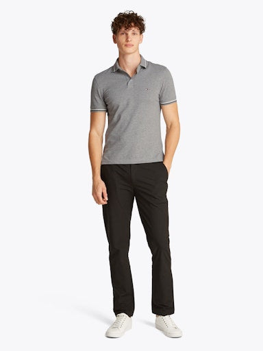 Polo's korte mouw grijs Tommy Hilfiger