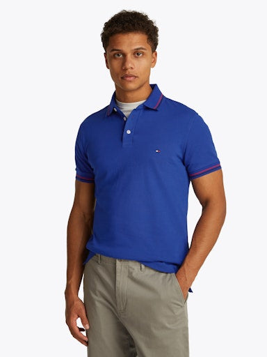 Polo's korte mouw blauw Tommy Hilfiger