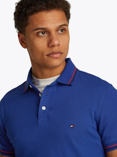 Polo's korte mouw blauw Tommy Hilfiger
