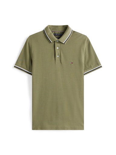 Polo's korte mouw groen Tommy Hilfiger