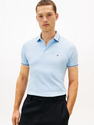 Polo's korte mouw blauw Tommy Hilfiger