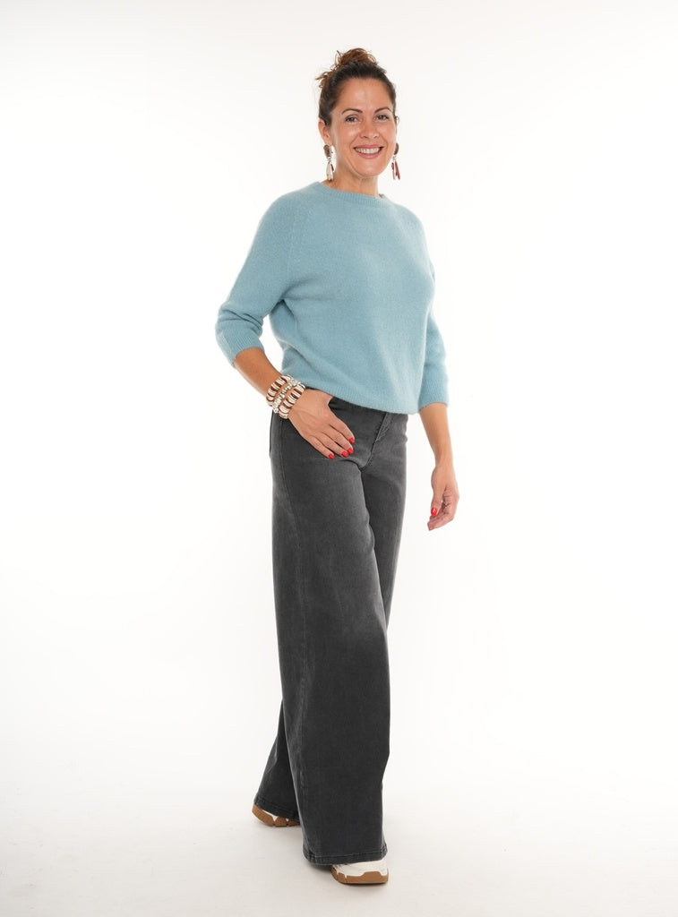 Pulls blauw BLACK ROSE