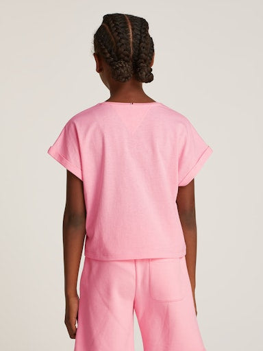 T-shirts korte mouw roze Tommy Hilfiger