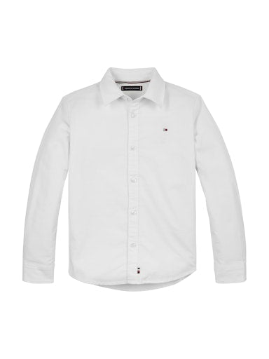 Hemden lange mouw wit Tommy Hilfiger