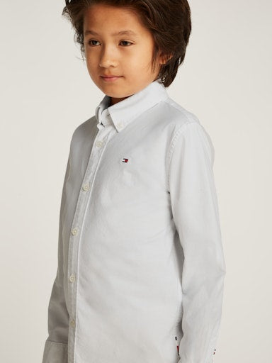 Hemden lange mouw wit Tommy Hilfiger