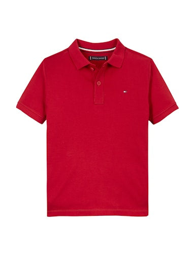 Polo's korte mouw rood Tommy Hilfiger