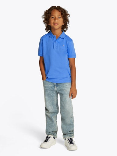 Polo's korte mouw blauw Tommy Hilfiger