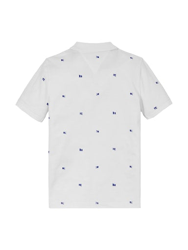 Polo's korte mouw wit Tommy Hilfiger