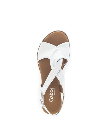 Sandalen wit Gabor