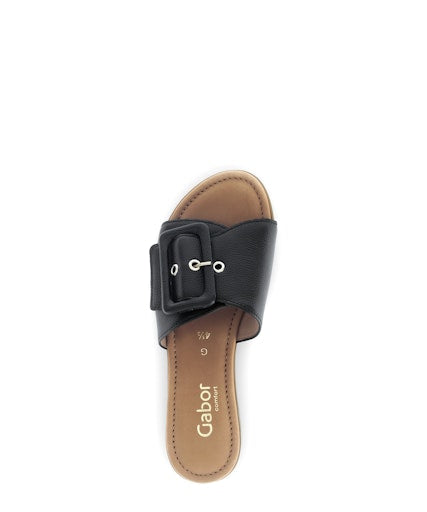 Slippers zwart Gabor