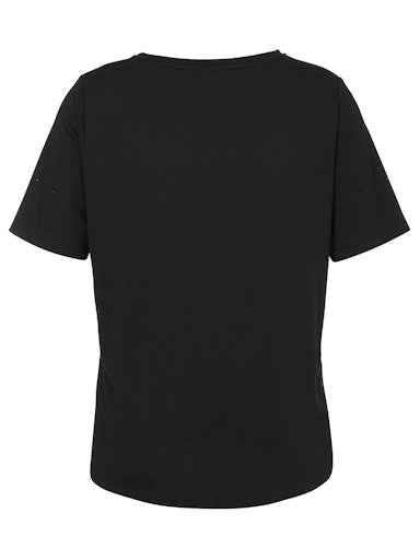 T-shirts korte mouw zwart Via Appia Due