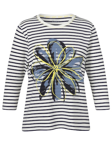T-shirts lange mouw blauw Via Appia Due