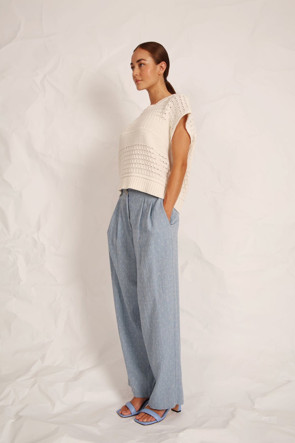 Broeken blauw Hampton Bays