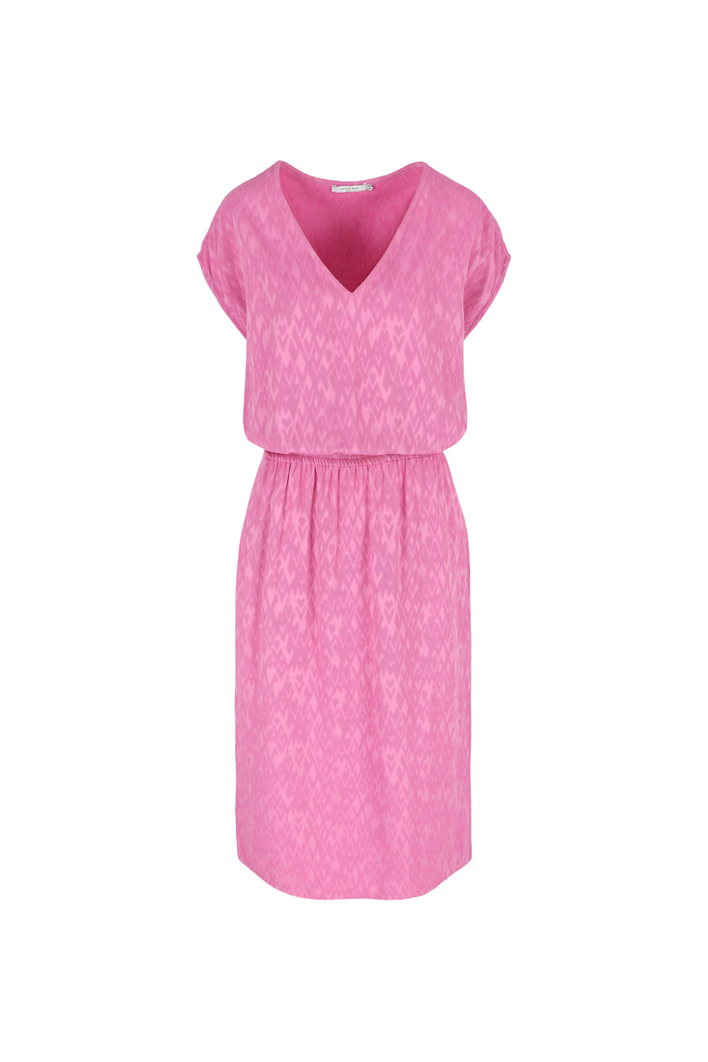 Jurken korte mouw roze Hampton Bays