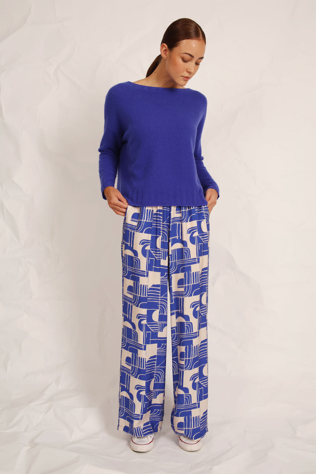 Broeken blauw Hampton Bays