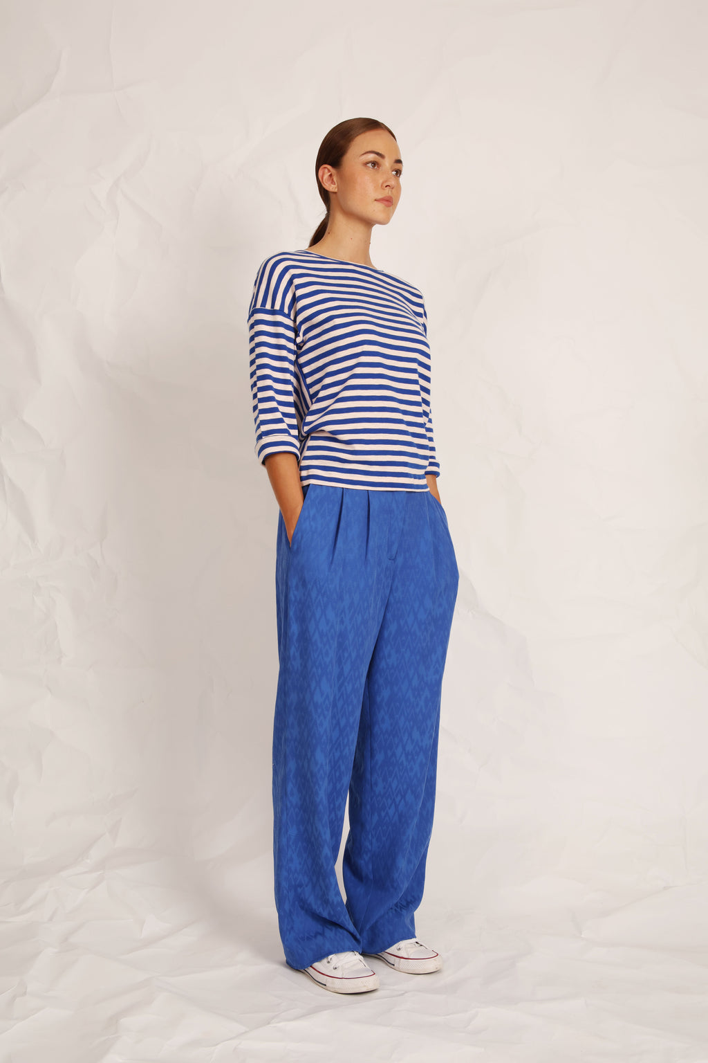 T-shirts lange mouw blauw Hampton Bays