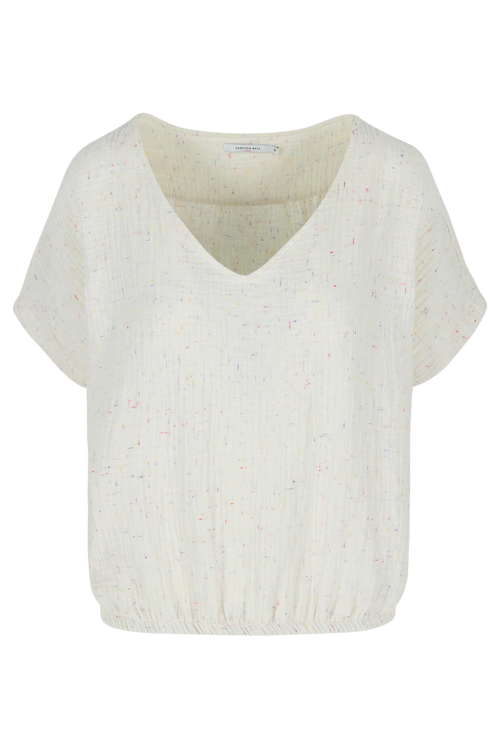 Blouses korte mouw beige Hampton Bays