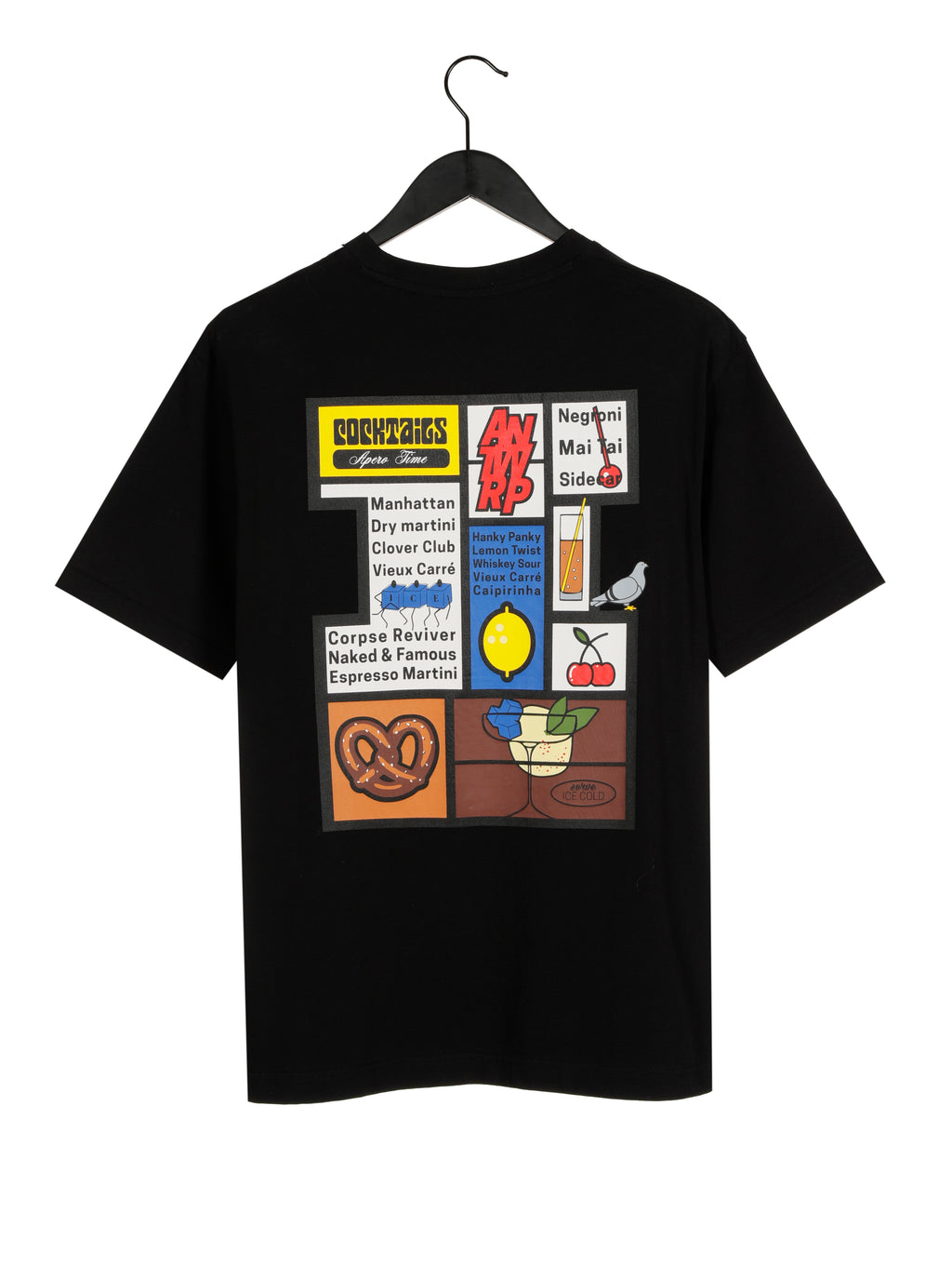 T-shirts korte mouw zwart ANTWRP