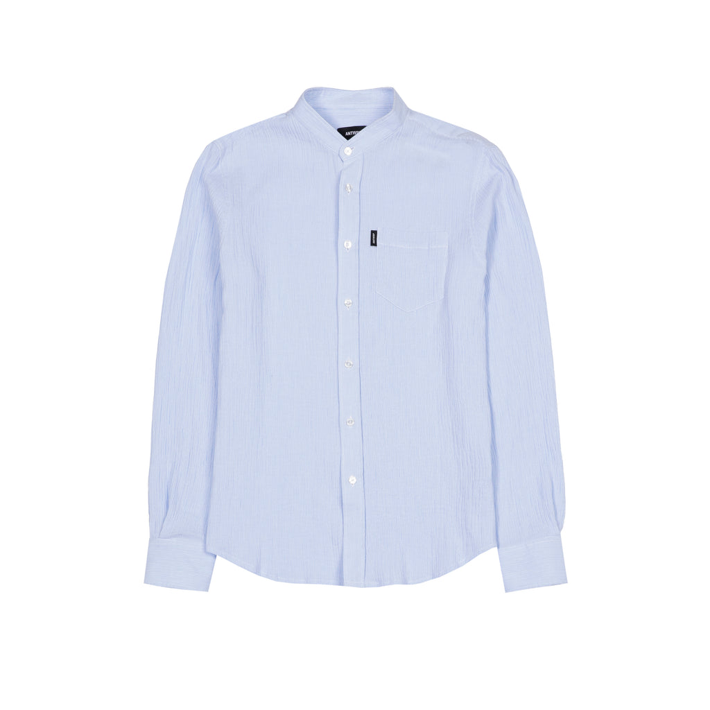 Hemden lange mouw blauw ANTWRP