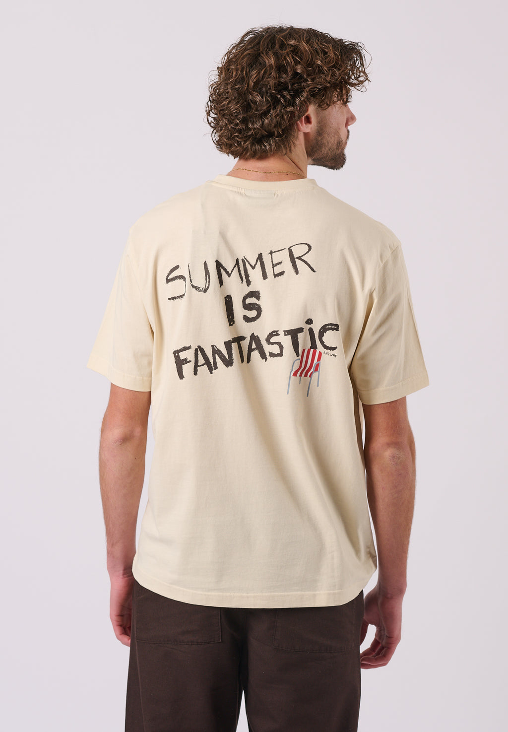 T-shirts korte mouw beige ANTWRP