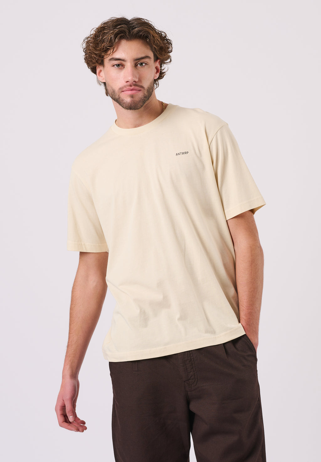 T-shirts korte mouw beige ANTWRP