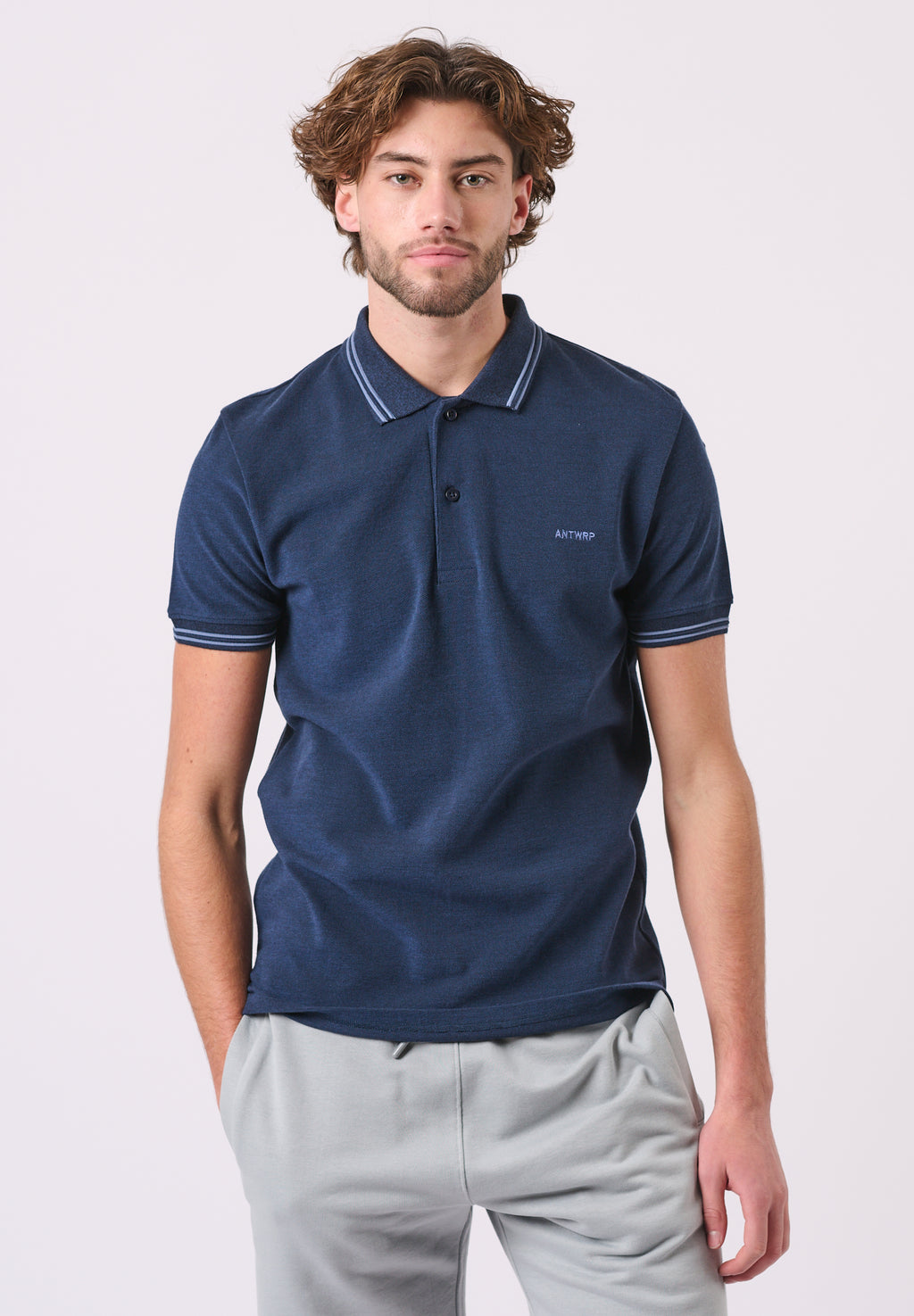 Polo's korte mouw navy ANTWRP