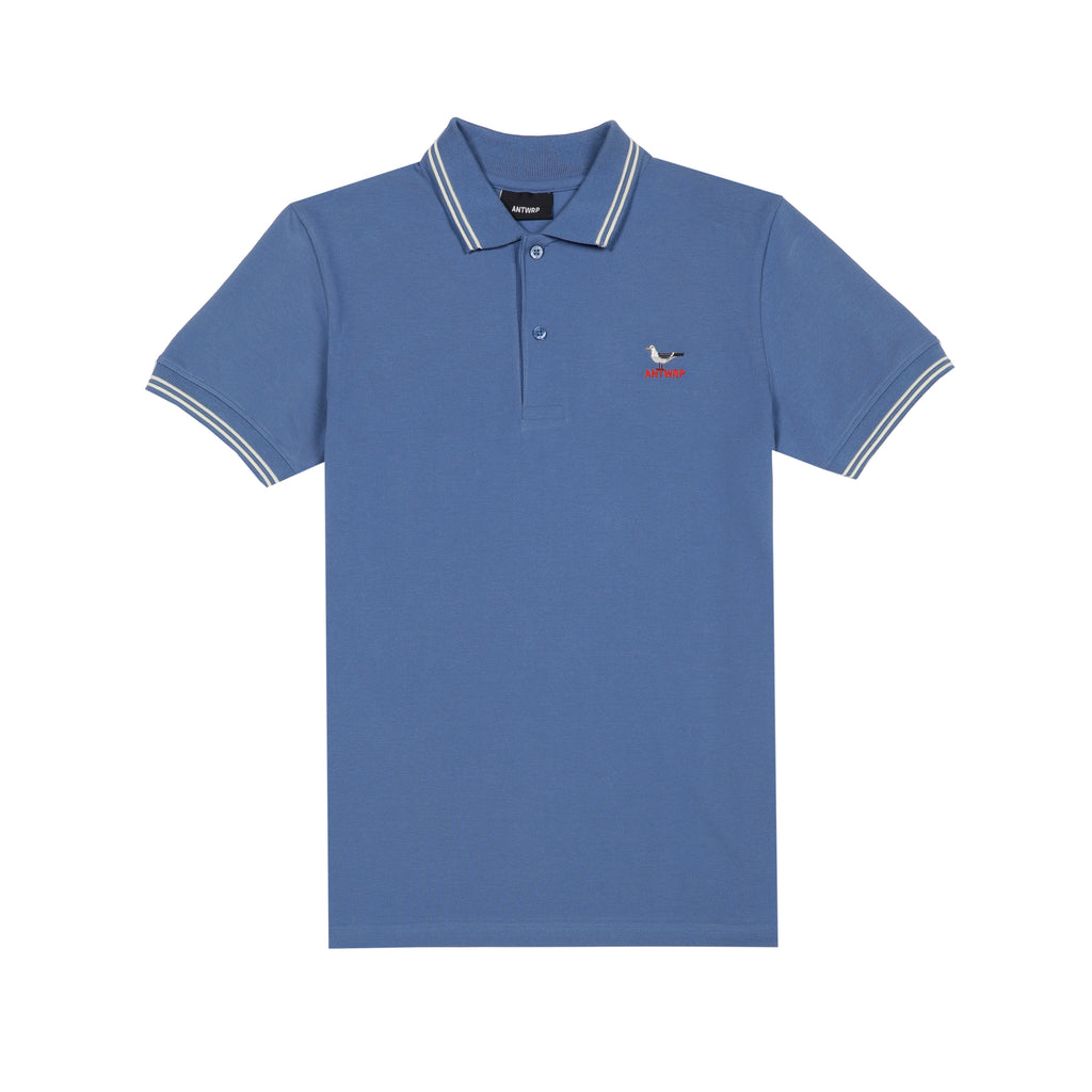 Polo's korte mouw blauw ANTWRP