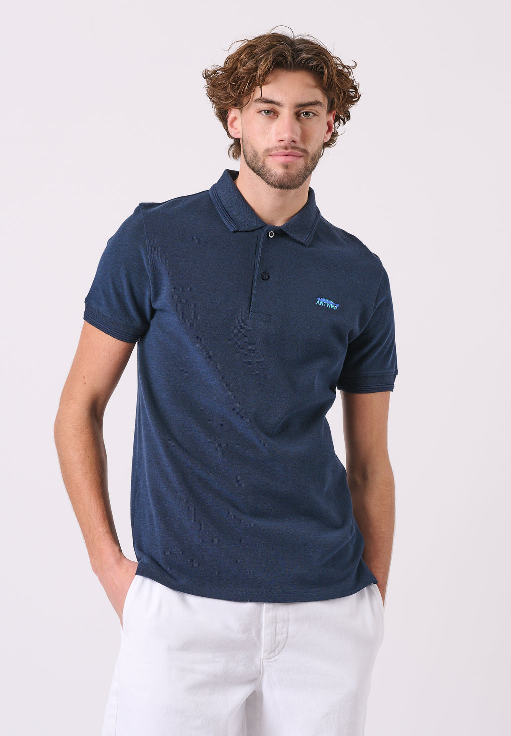 Polo's korte mouw navy ANTWRP