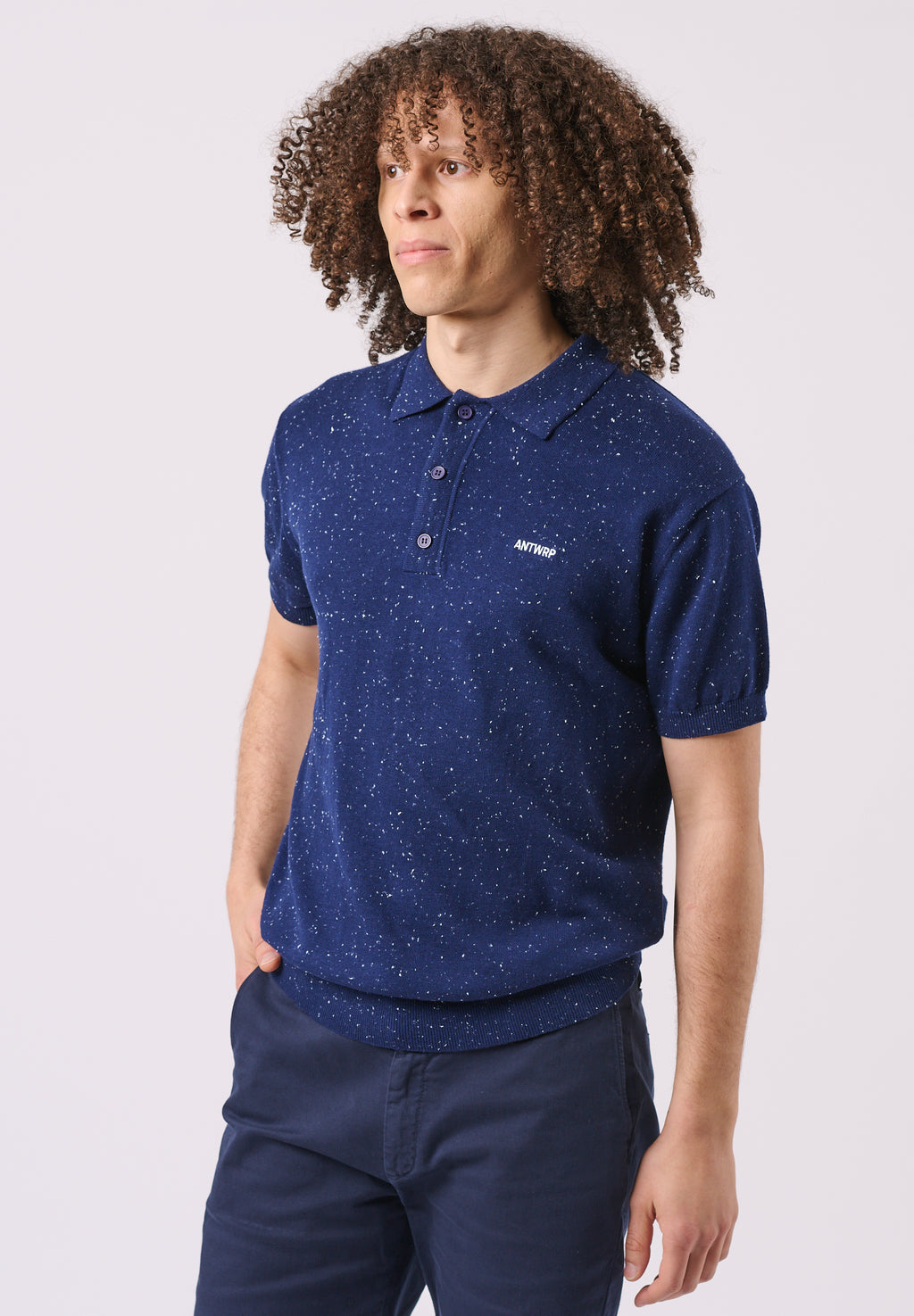 Polo's korte mouw navy ANTWRP