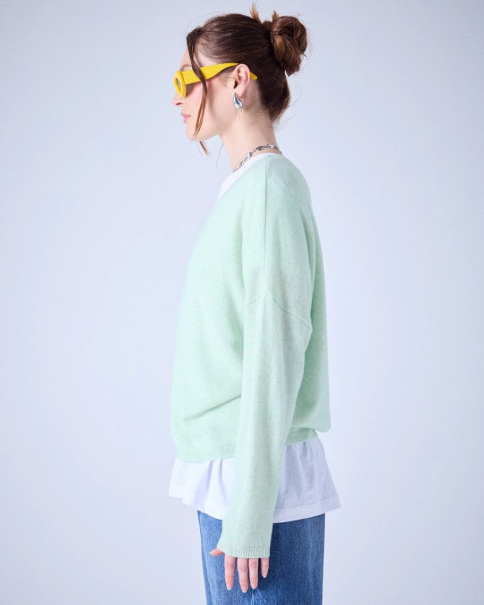 Pulls groen Absolut cashmere.