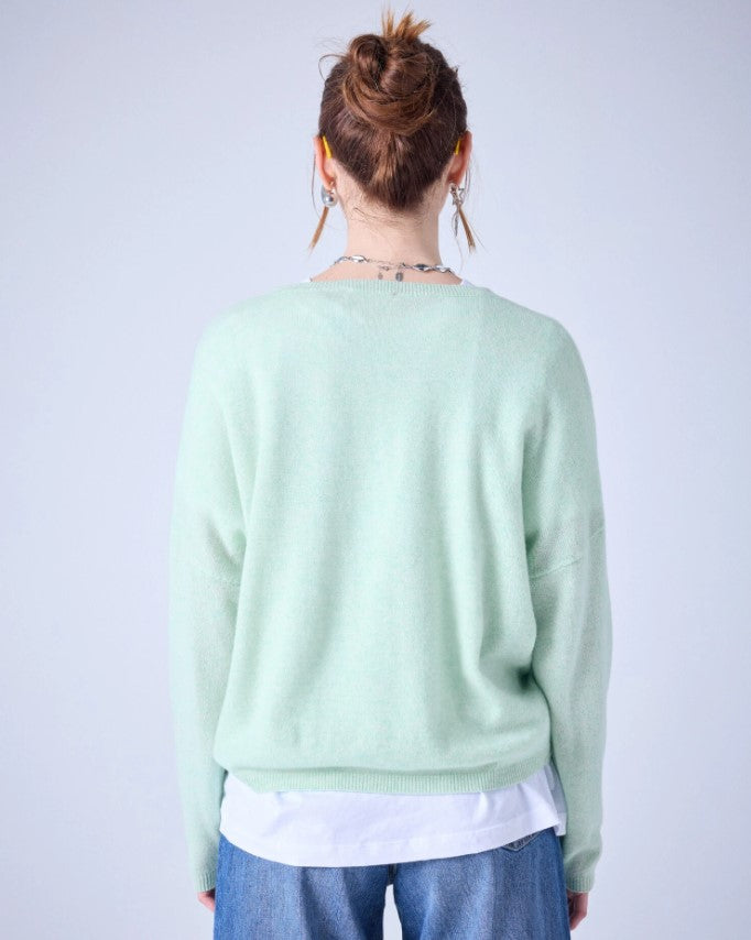 Pulls groen Absolut cashmere.