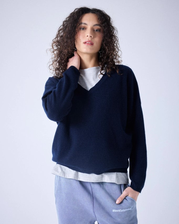 Pulls navy Absolut cashmere.