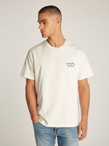 T-shirts korte mouw wit Tommy Jeans