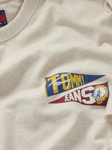 T-shirts korte mouw beige Tommy Jeans
