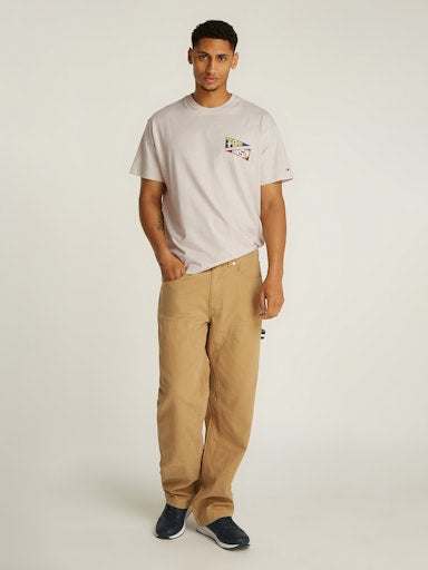 T-shirts korte mouw beige Tommy Jeans
